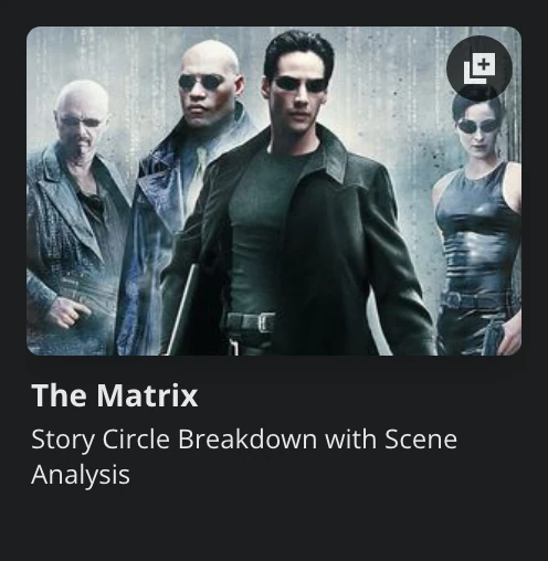 A library story's cover with the round Make a copy button at its top right